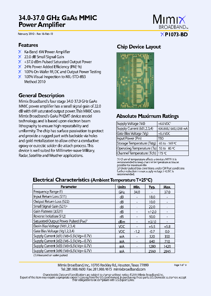 XP1073-BD-EV1-P_4609532.PDF Datasheet