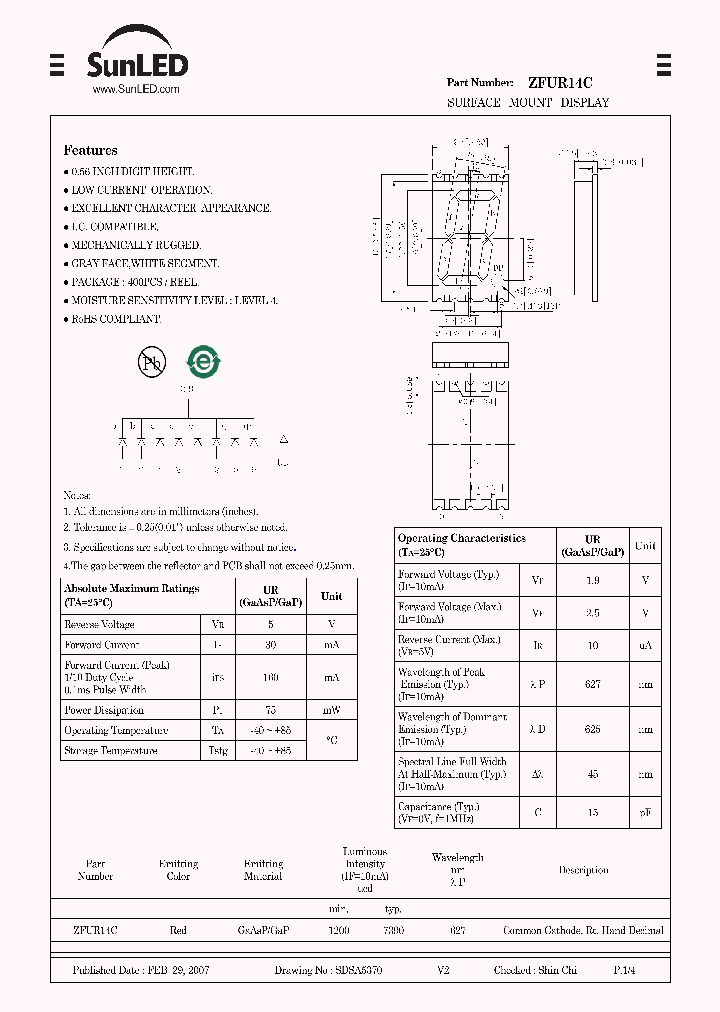 ZFUR14C_4221700.PDF Datasheet