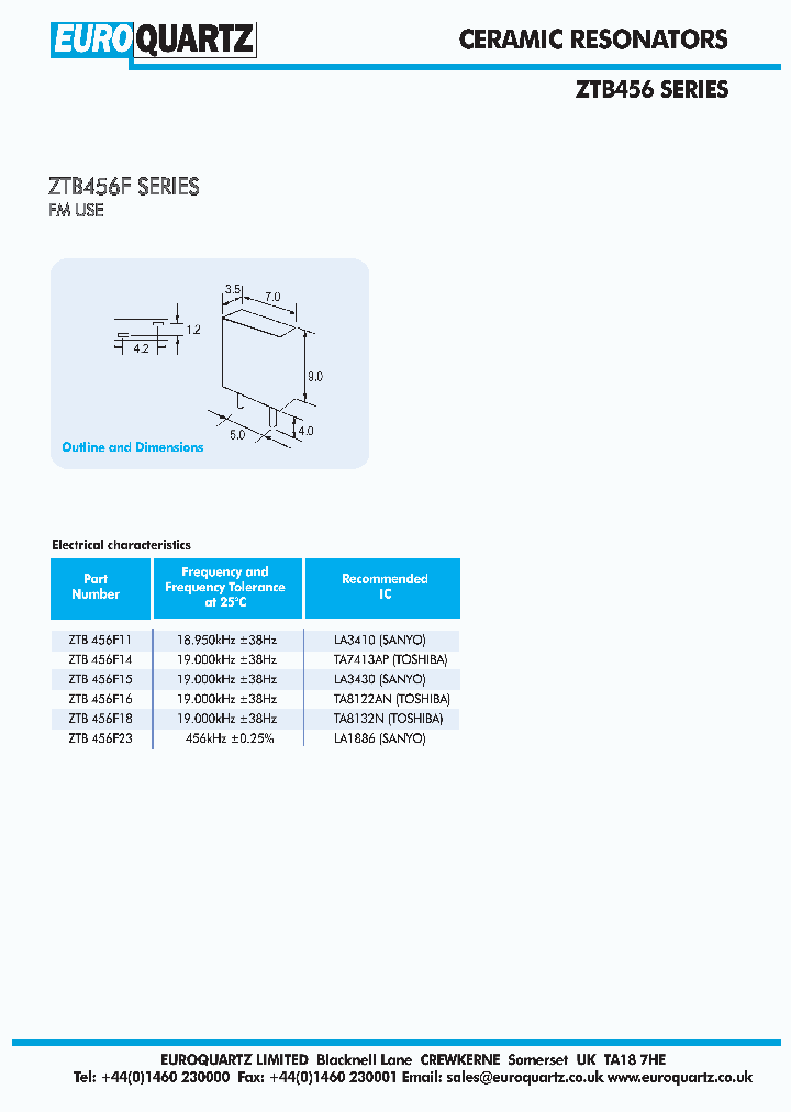 ZTB456F_4650328.PDF Datasheet