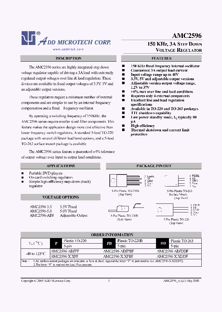AMC2596_974336.PDF Datasheet