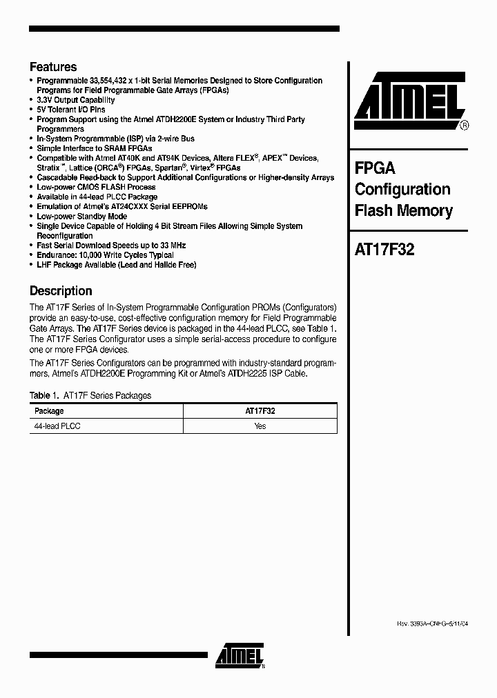 AT17F32_974821.PDF Datasheet
