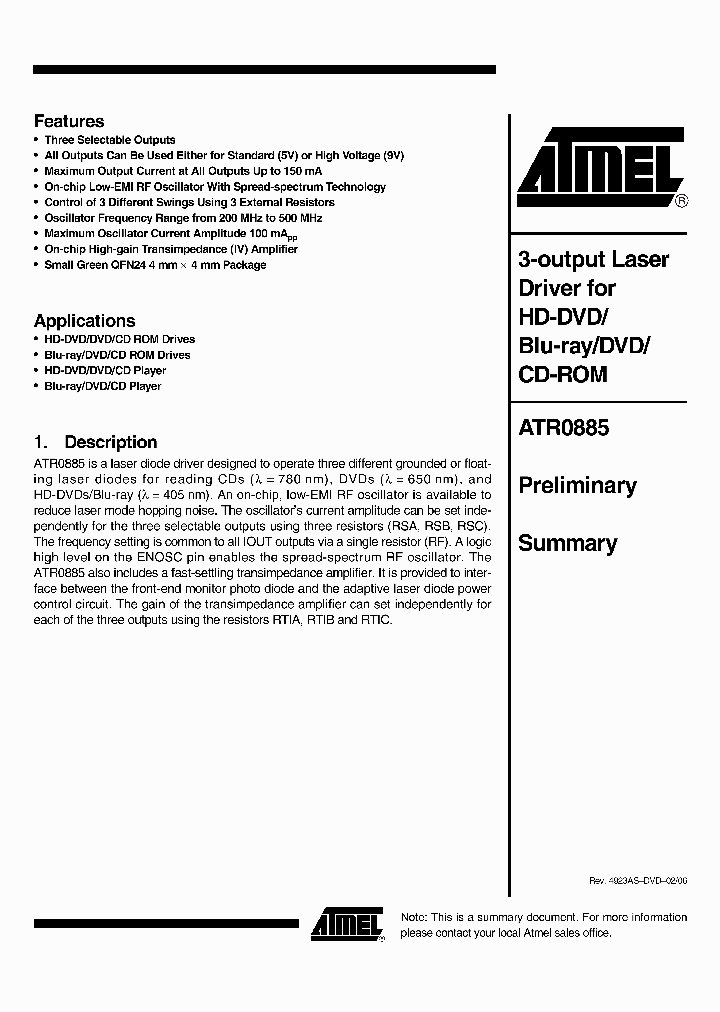 ATR0885_923415.PDF Datasheet