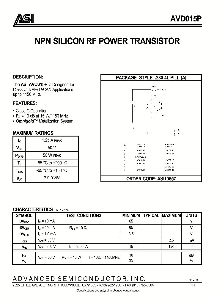 AVD015P_975130.PDF Datasheet