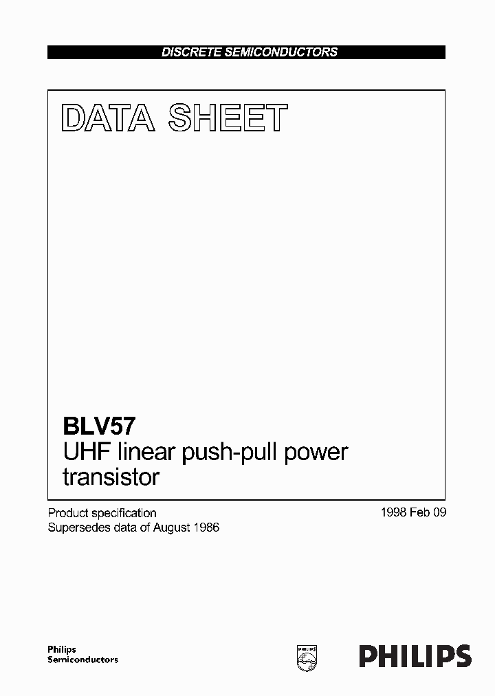 BLV57CNV2_976330.PDF Datasheet