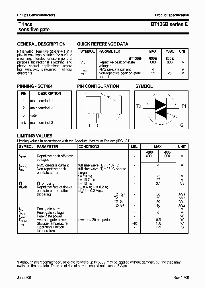 BT136BSERIESE2_976611.PDF Datasheet