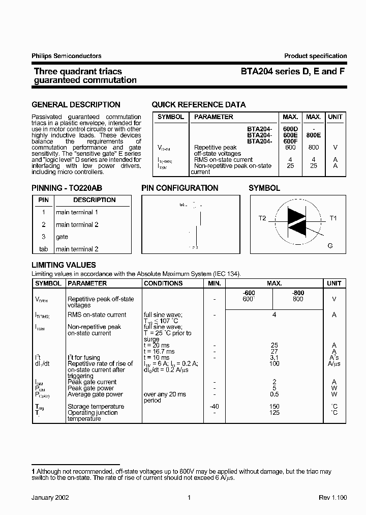 BTA204SERIESDEF3_976665.PDF Datasheet