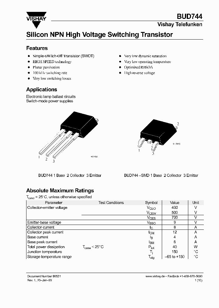 BUD744_976781.PDF Datasheet