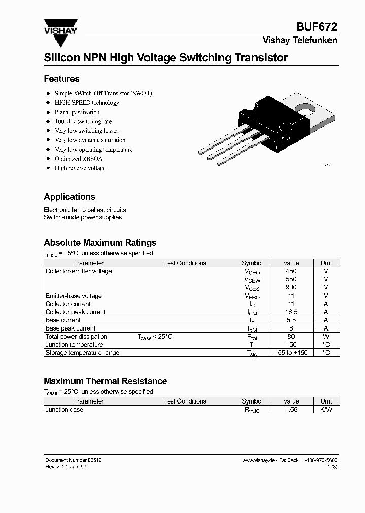 BUF672_976796.PDF Datasheet