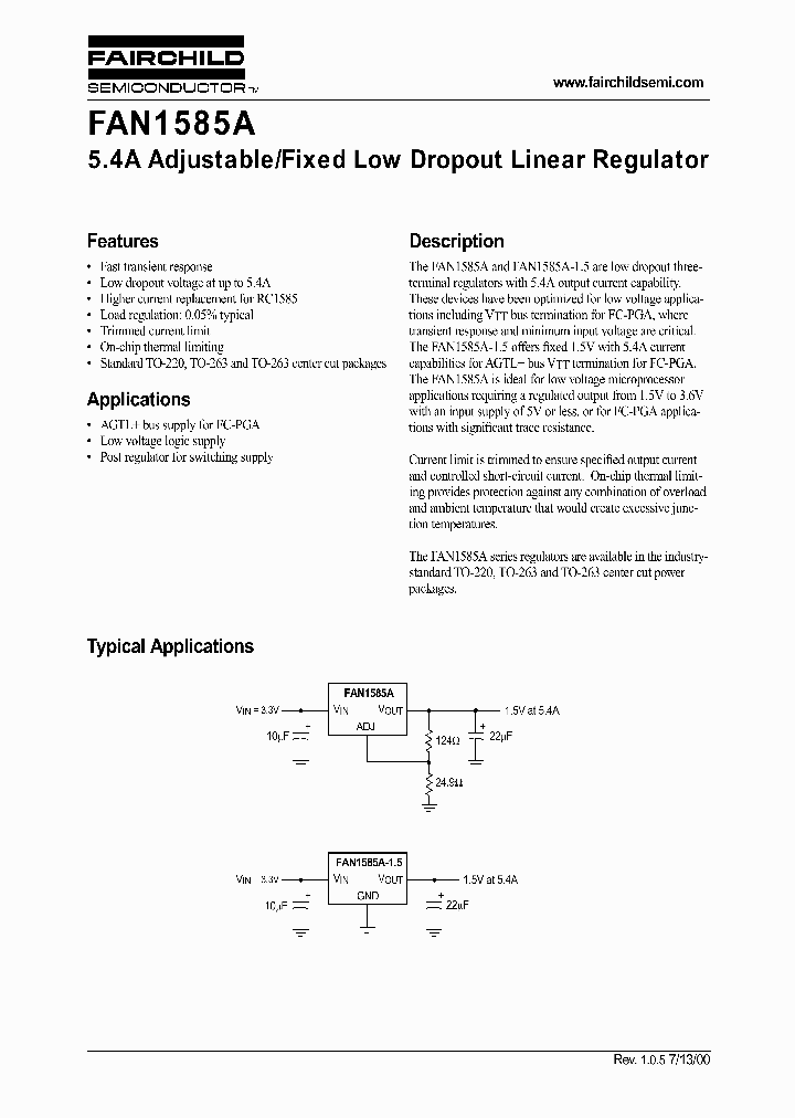 FAN1585A_983906.PDF Datasheet