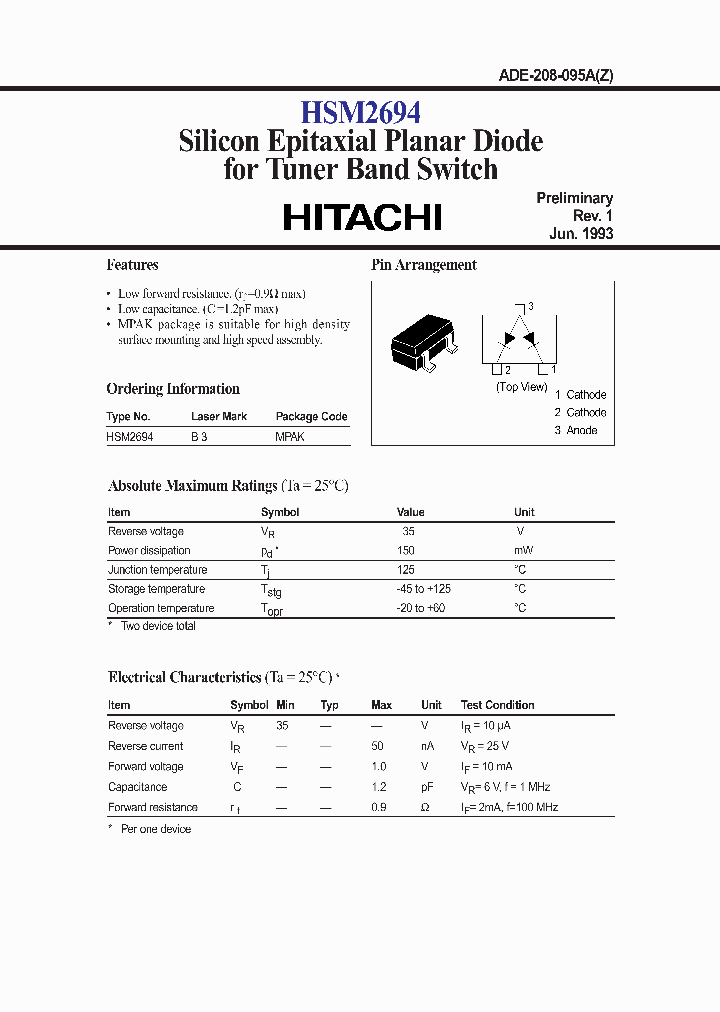 HSM2694_986355.PDF Datasheet