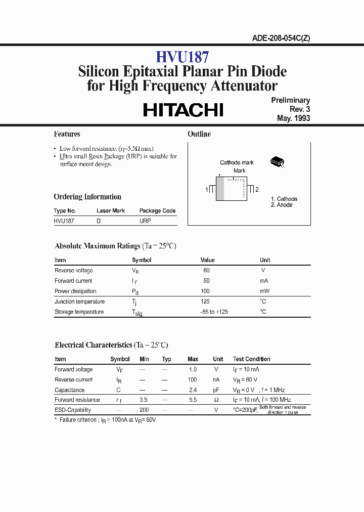 HVU187_986542.PDF Datasheet