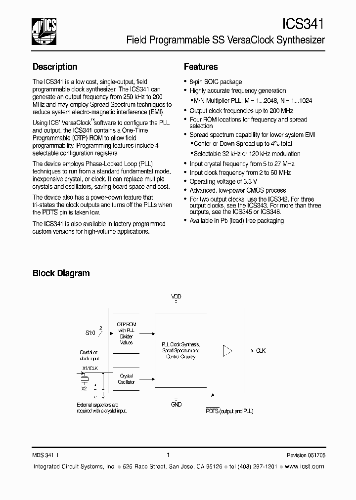ICS341_986696.PDF Datasheet
