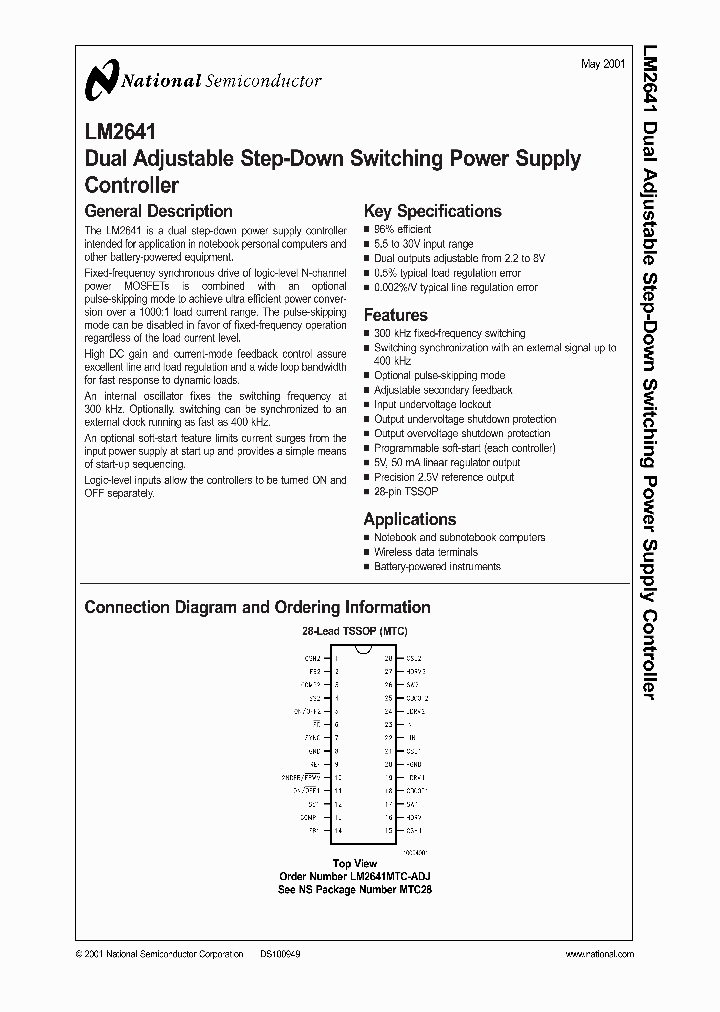 LM2641MTC-ADJ_988400.PDF Datasheet