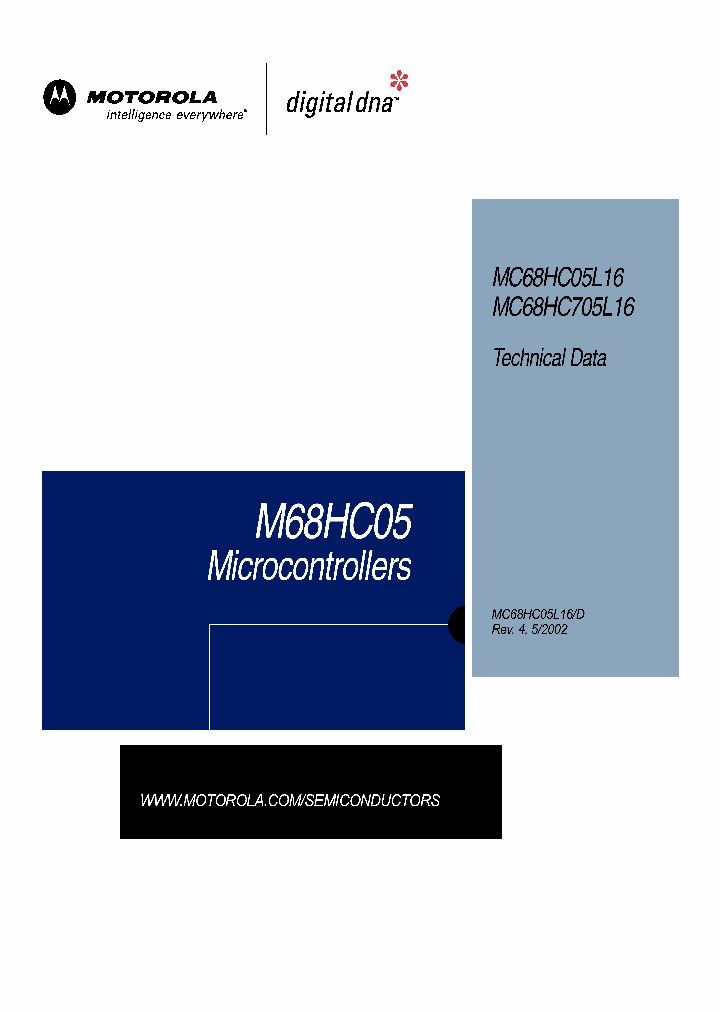 MC68HC05L16_990987.PDF Datasheet