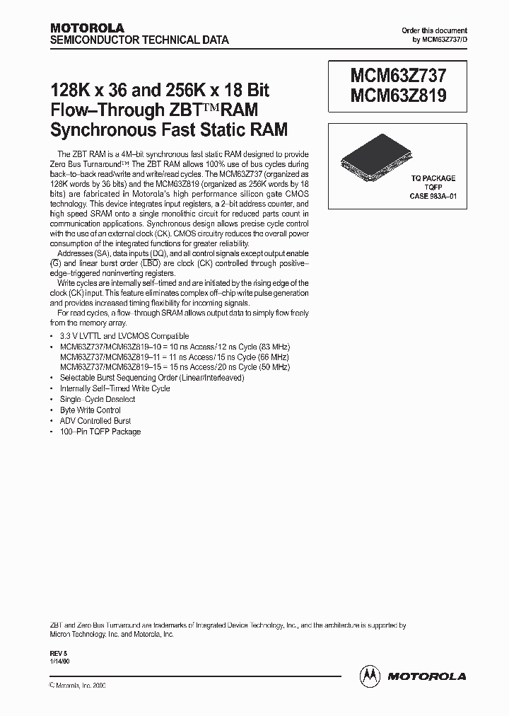 MCM63Z737_991084.PDF Datasheet