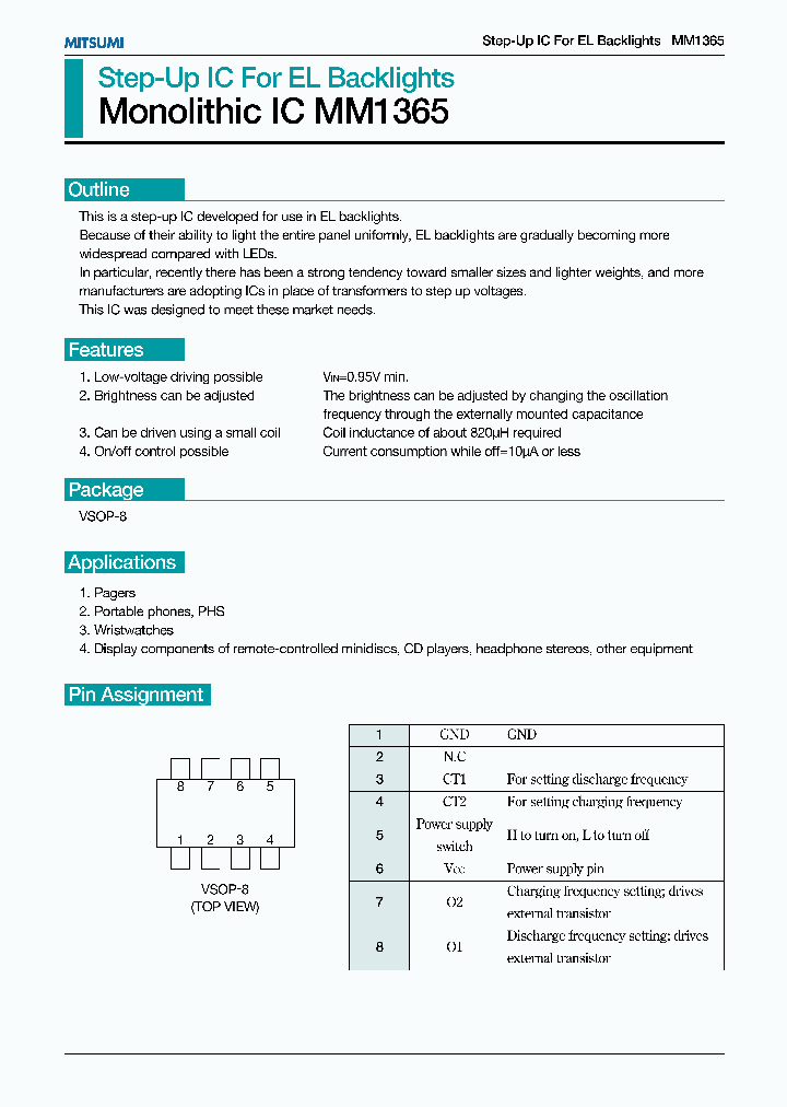 MM1365_991568.PDF Datasheet