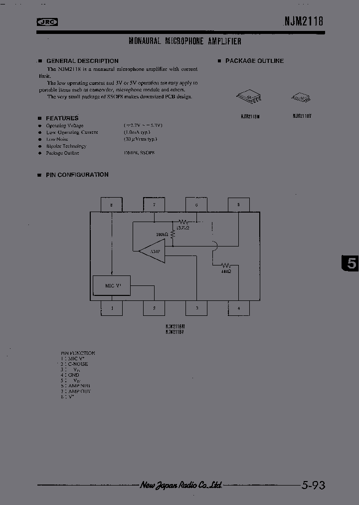 NJM2118_993044.PDF Datasheet