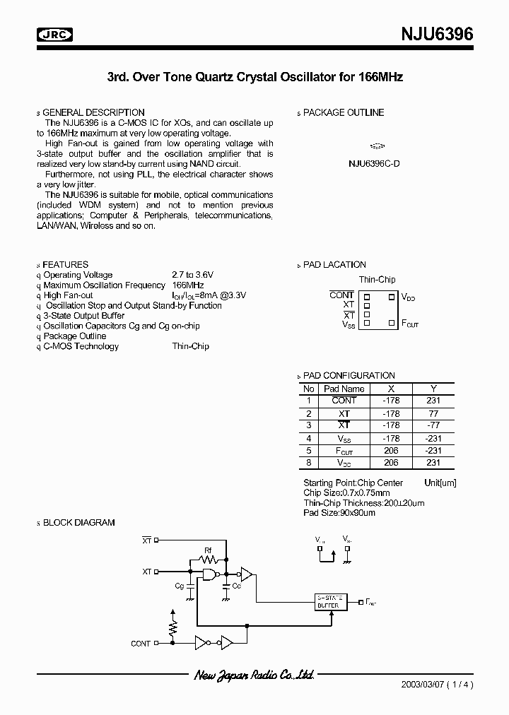 NJU6396_993247.PDF Datasheet