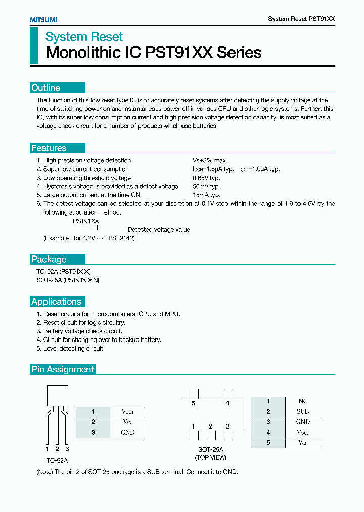 PST91XX_998718.PDF Datasheet