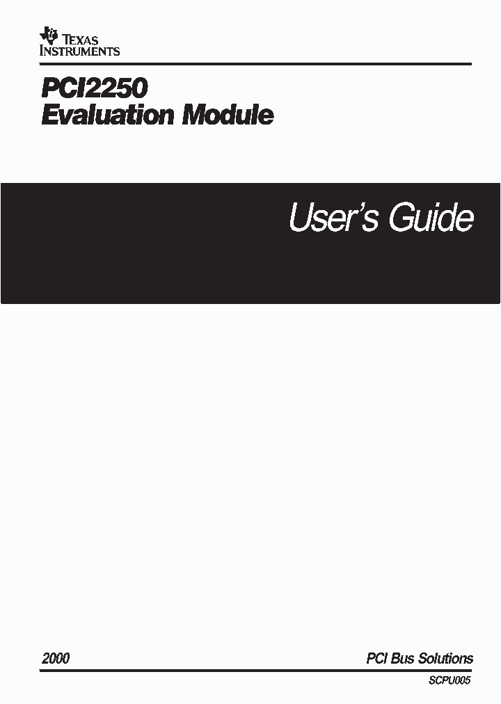 SCPU005_1001298.PDF Datasheet