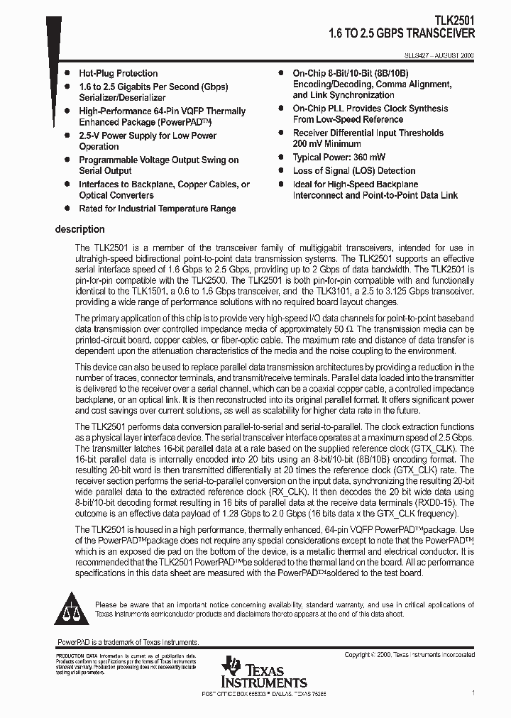 SLLS427_1002891.PDF Datasheet