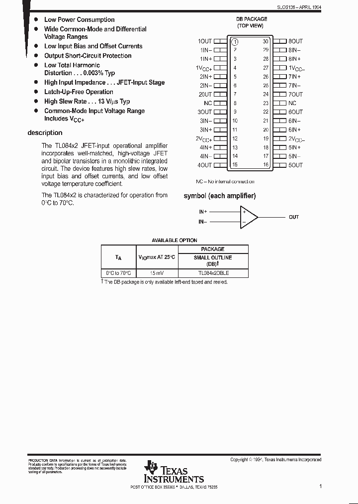 SLOS136_1002967.PDF Datasheet