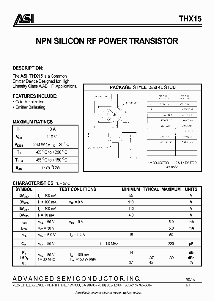 THX15_1005471.PDF Datasheet