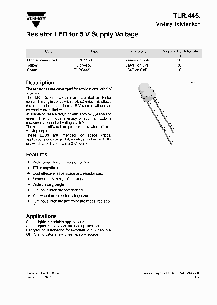 TLR445_1005738.PDF Datasheet