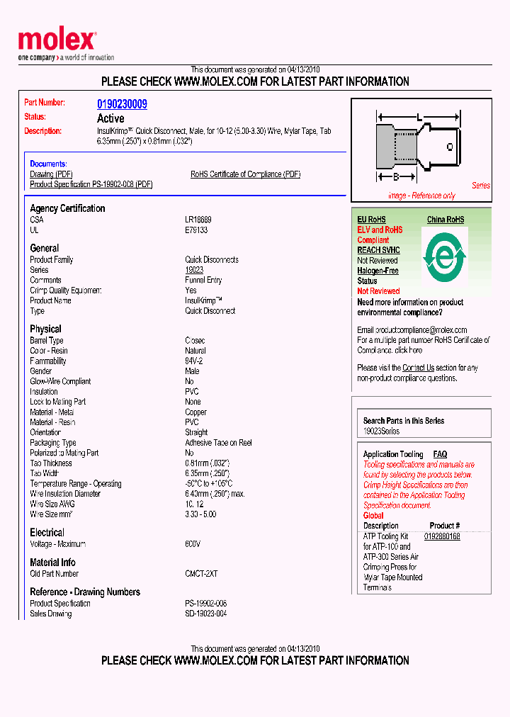 0190230009_4924776.PDF Datasheet