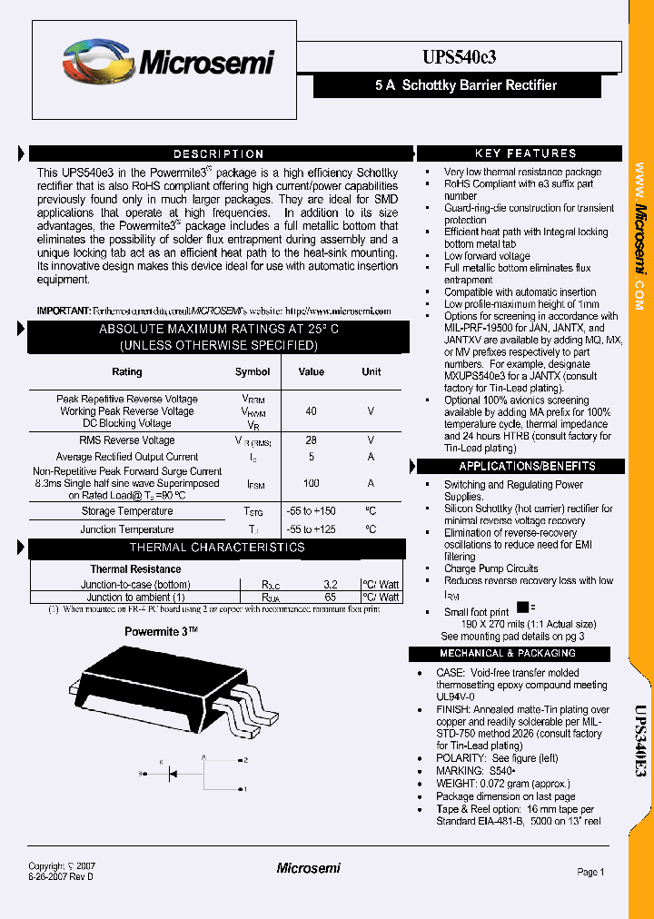 UPS540E3_4937128.PDF Datasheet