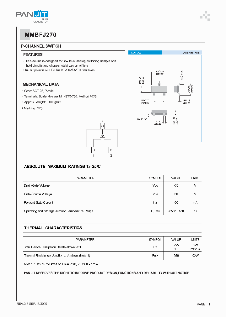 MMBFJ270_4942224.PDF Datasheet