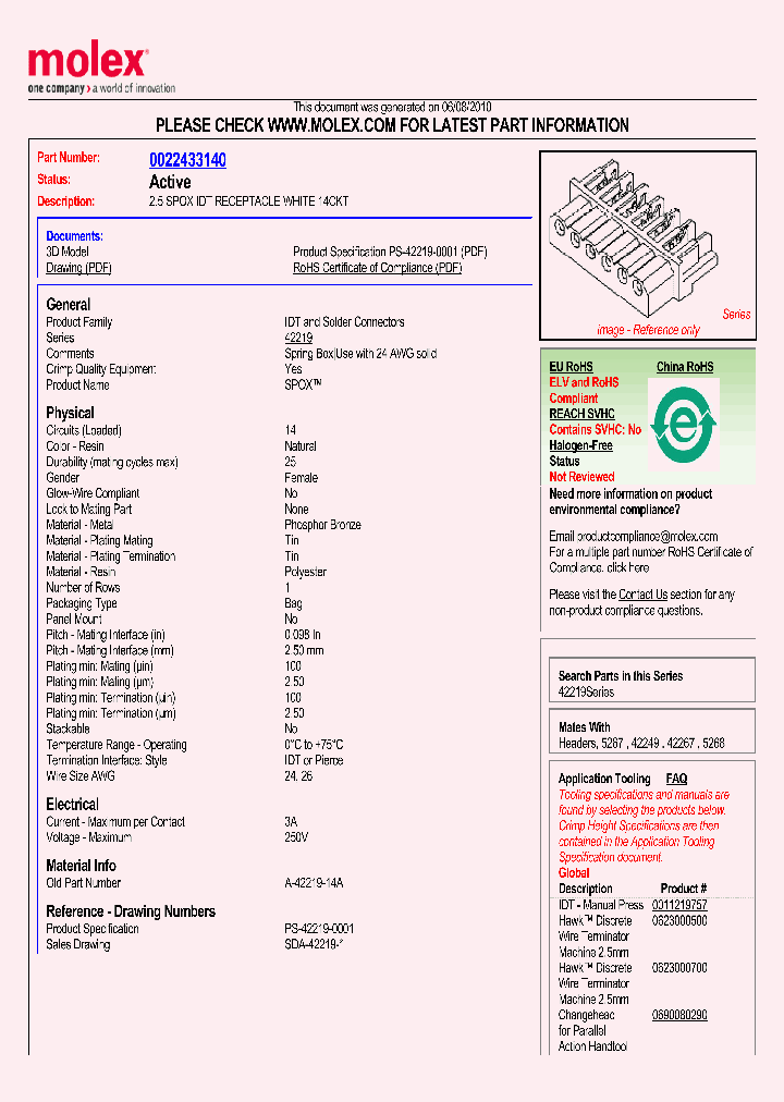 0022433140_4947627.PDF Datasheet