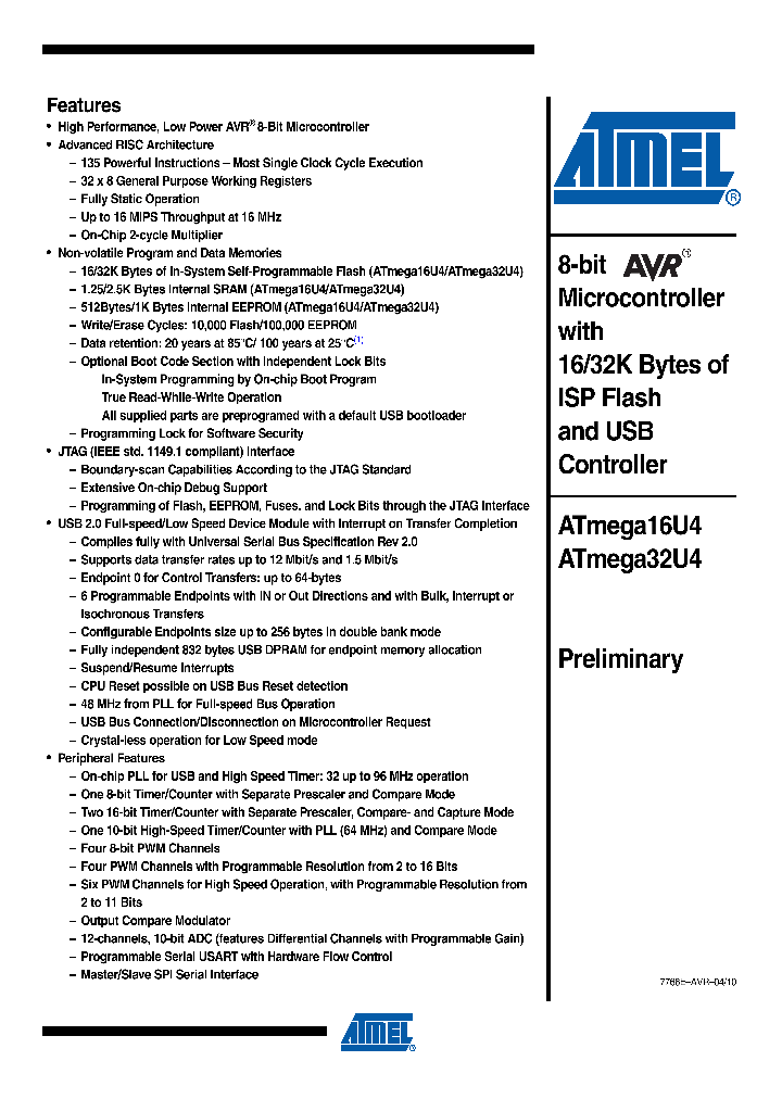 ATMEGA16U1_4953571.PDF Datasheet