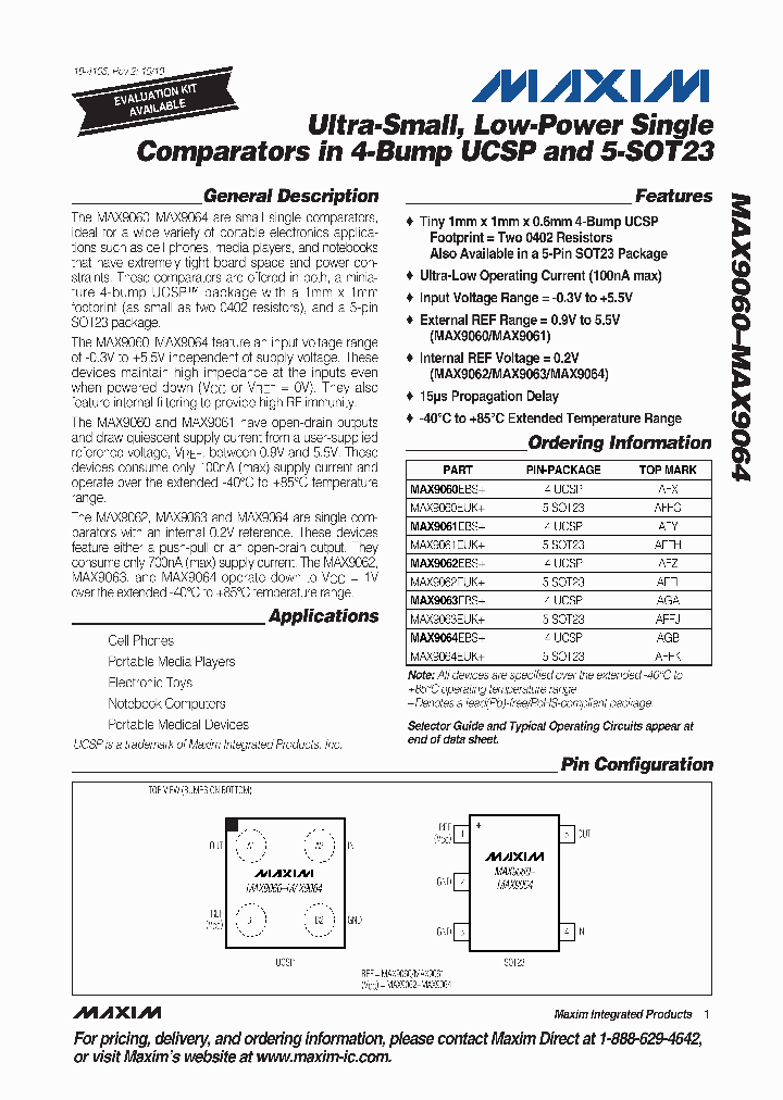 MAX906010_4961252.PDF Datasheet