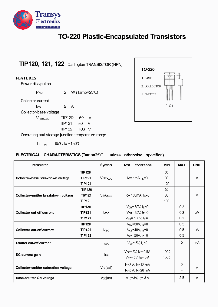 TIP122_4961643.PDF Datasheet