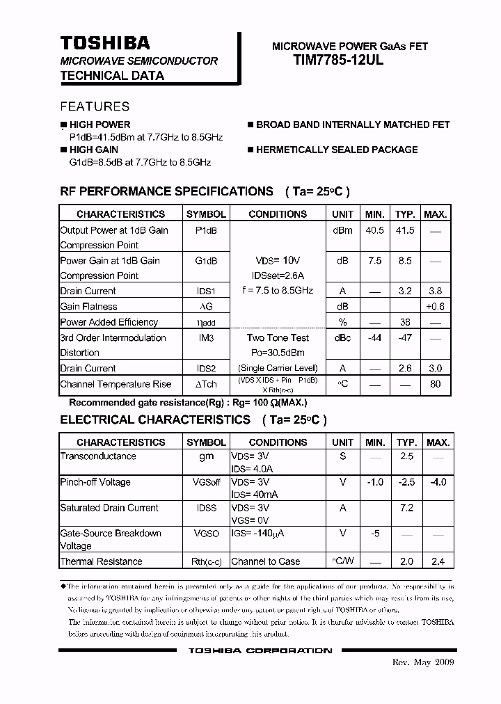 TIM7785-12UL09_4963144.PDF Datasheet