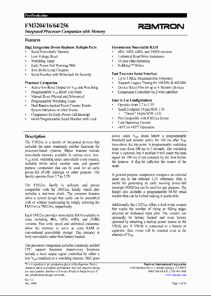 FM3264_4964322.PDF Datasheet