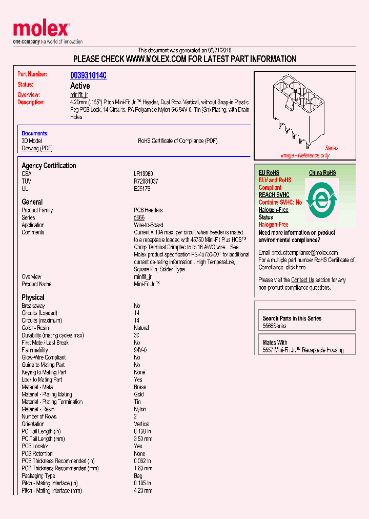 A556614B210_4967550.PDF Datasheet