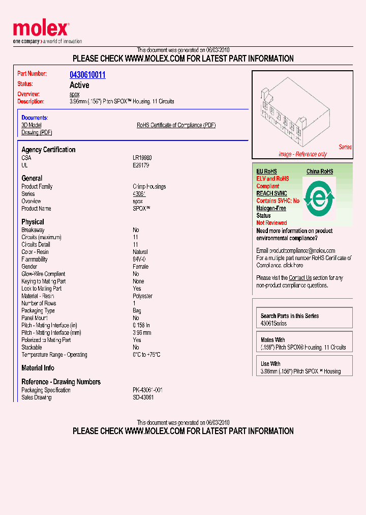 43061-0011_4969052.PDF Datasheet