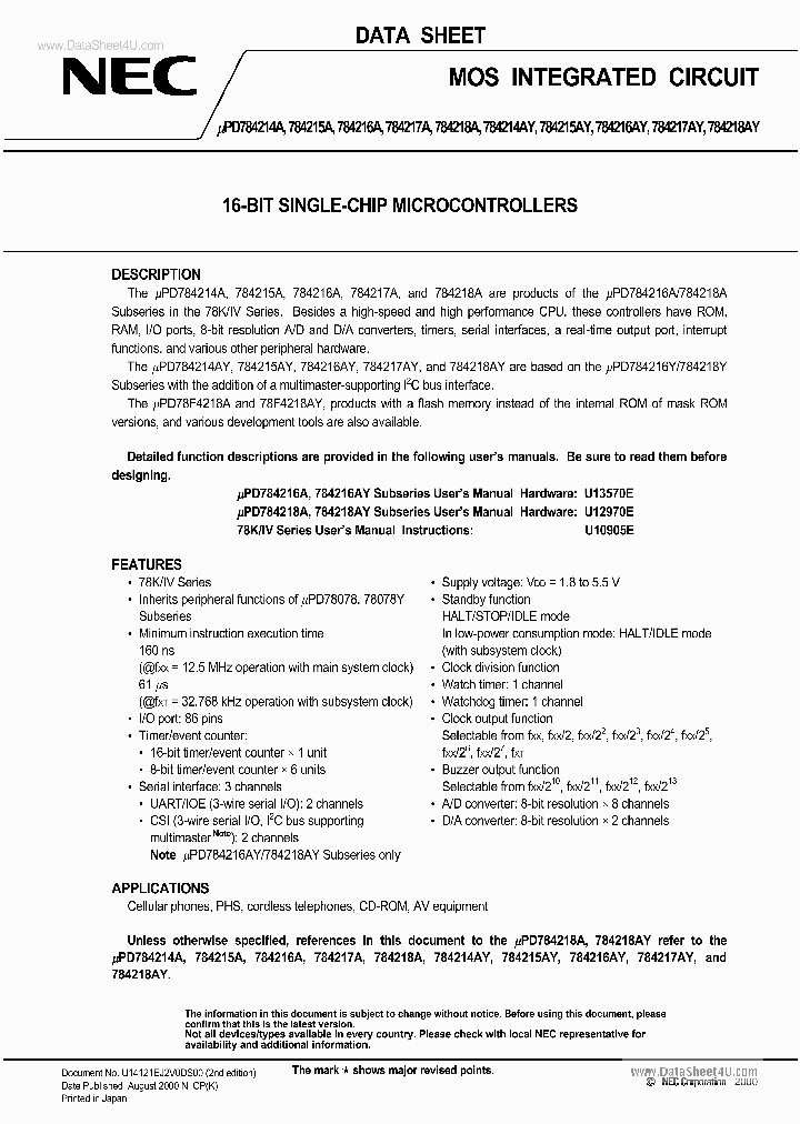 UPD784214AGC_4970708.PDF Datasheet