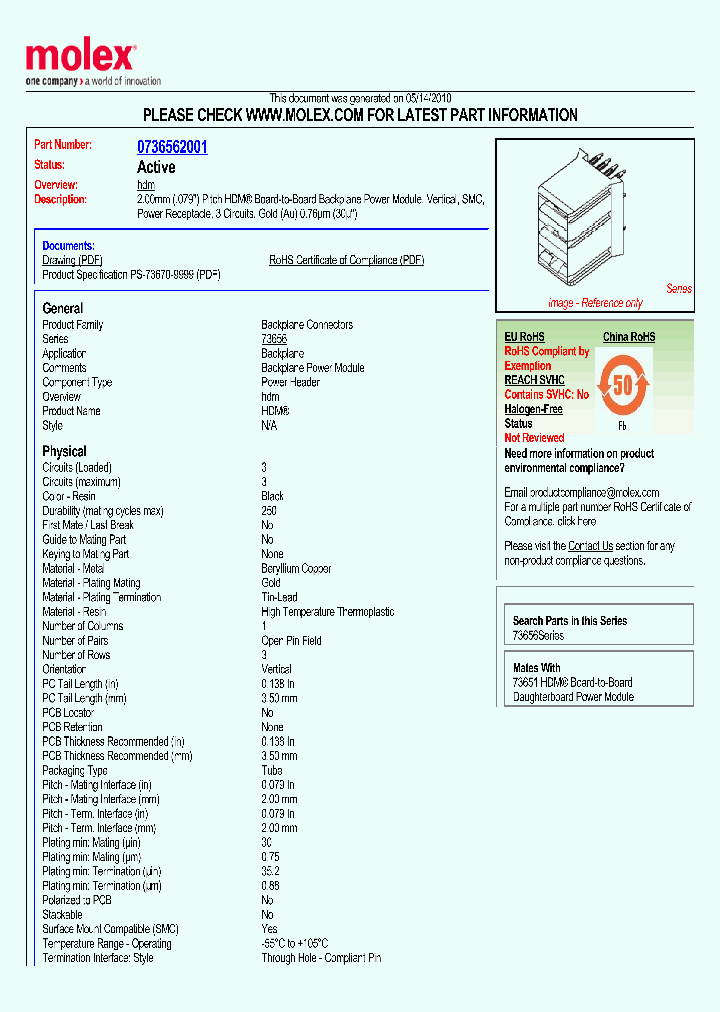 0736562001_4983452.PDF Datasheet