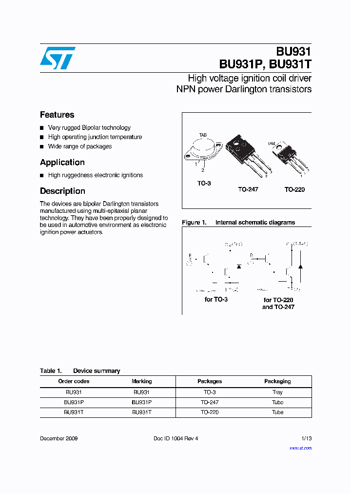 BU931_4984471.PDF Datasheet