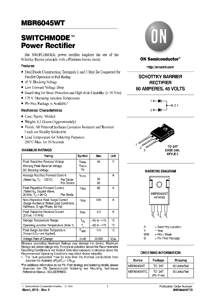 MBR6045WT_4987226.PDF Datasheet