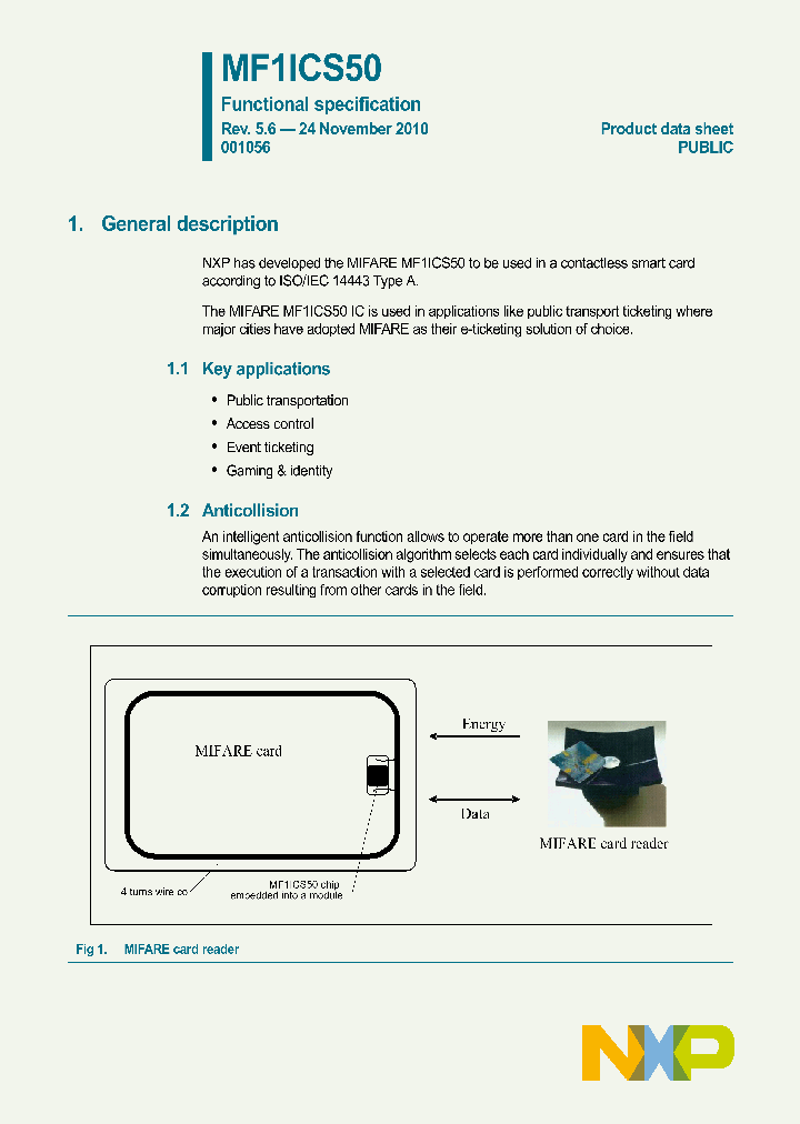 MF1ICS5010_4990860.PDF Datasheet