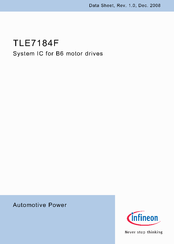 TLE7184F_4991563.PDF Datasheet