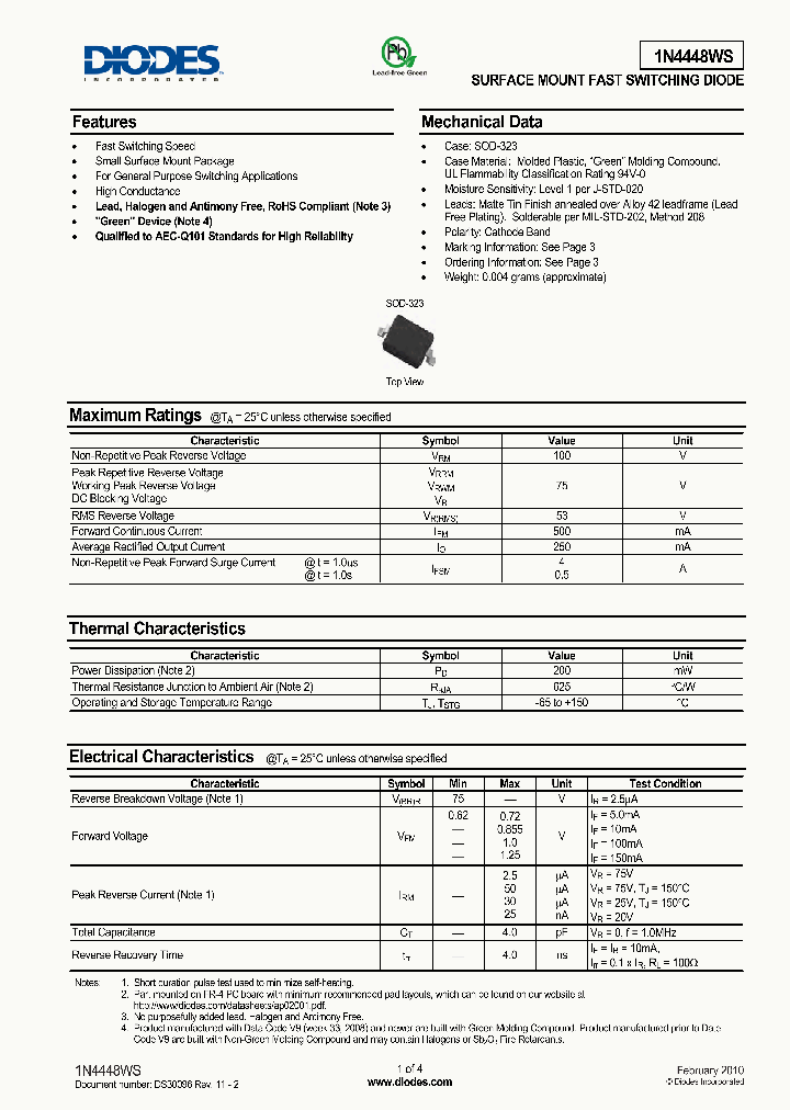 1N4448WS_4992967.PDF Datasheet