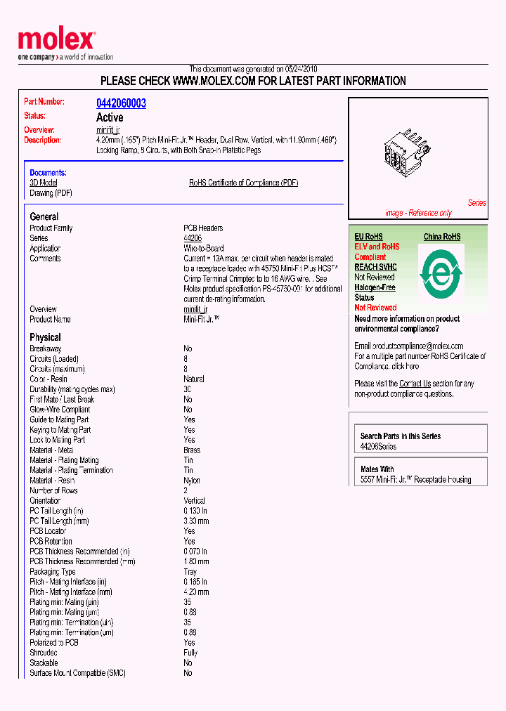 44206-0003_4997995.PDF Datasheet