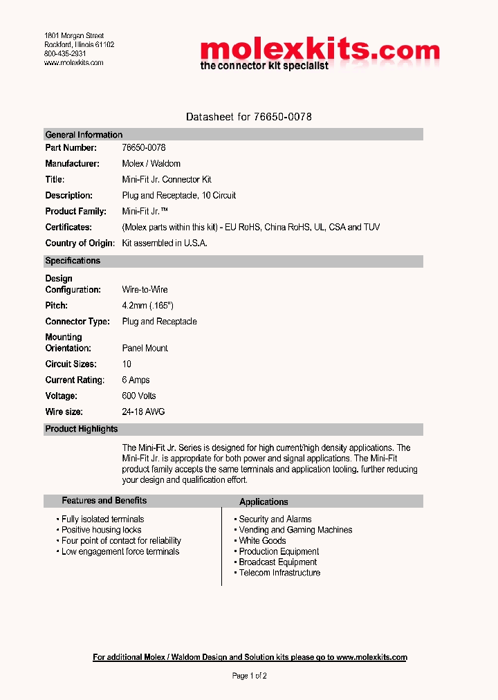 39-00-0041_4999327.PDF Datasheet