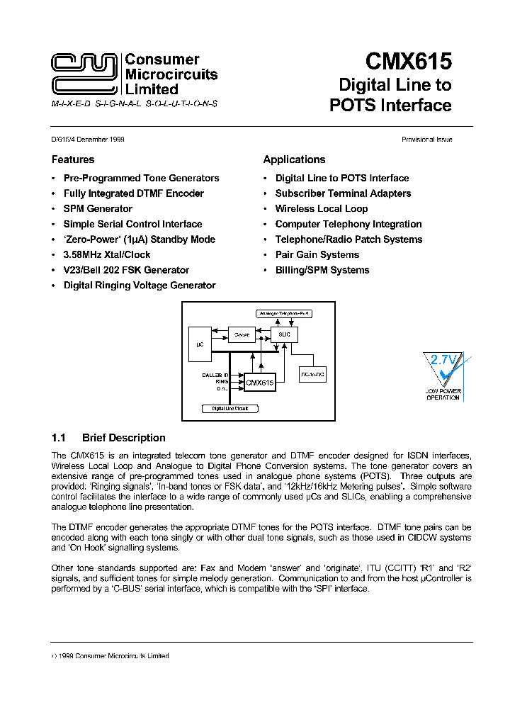 CMX615P3_4999435.PDF Datasheet