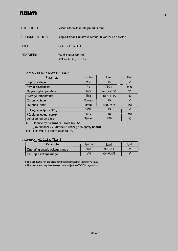 BD6961F_5001183.PDF Datasheet